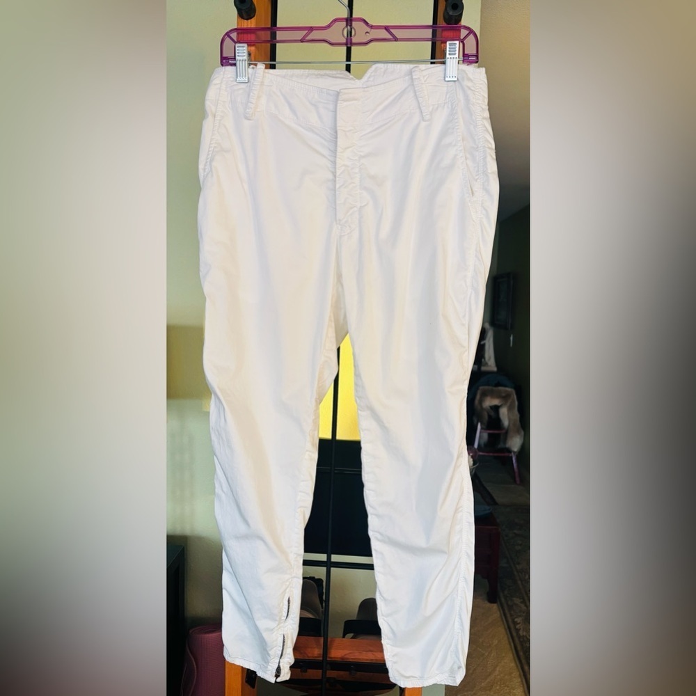 Vivien Ramsay White Rouched Pants Size 27 m